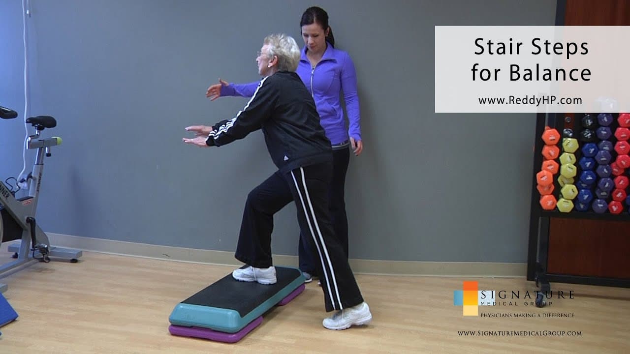 Stair-Step Exercise for Better Balance & Mobility